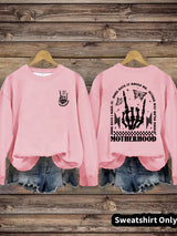 Printed pullover sweatshirt sweatshirt