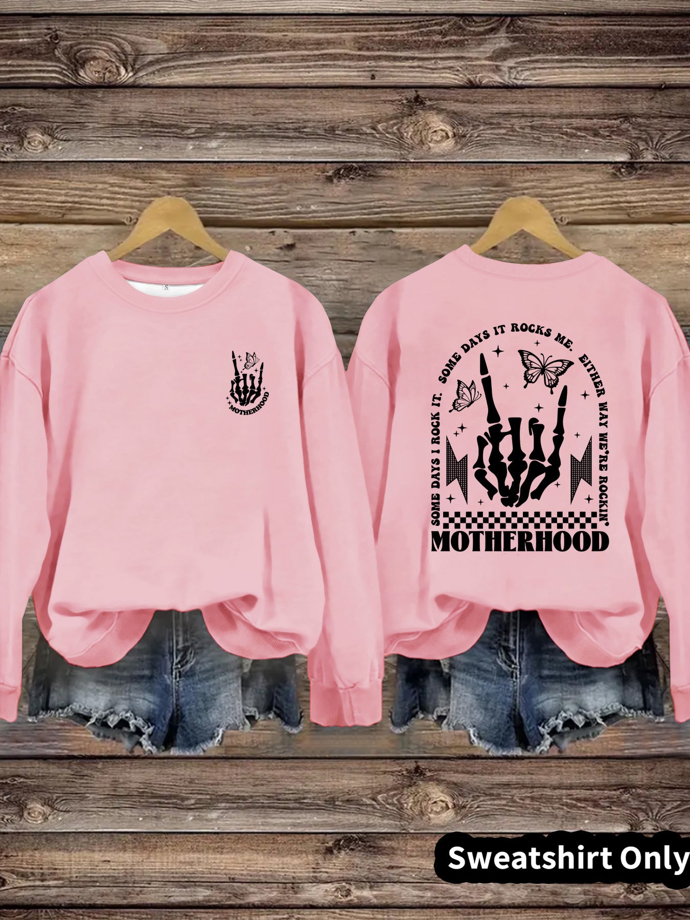 Printed pullover sweatshirt sweatshirt