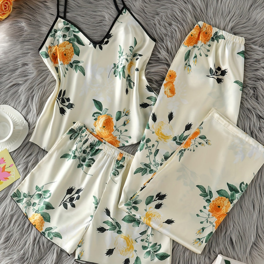 Ladies' Summer PrintedSexy Loungewear Home Wear