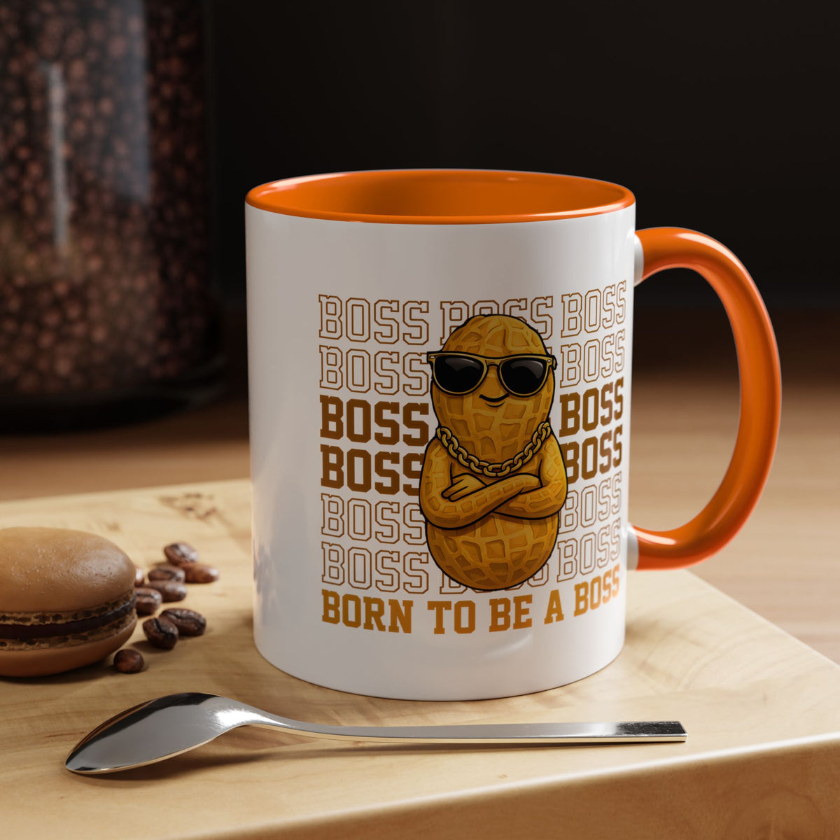 Born to Be a Boss Mug, Funny Boss Coffee Mug, Leadership Gift for Manager, Entrepreneur Coffee Cup, Office Desk Gift