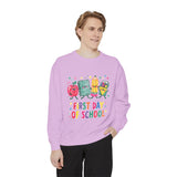 First Day of School Sweatshirt, Colorful School Supplies Pullover, Cute Teacher Outfit, Student Back to Class Gift, Classroom Crewneck