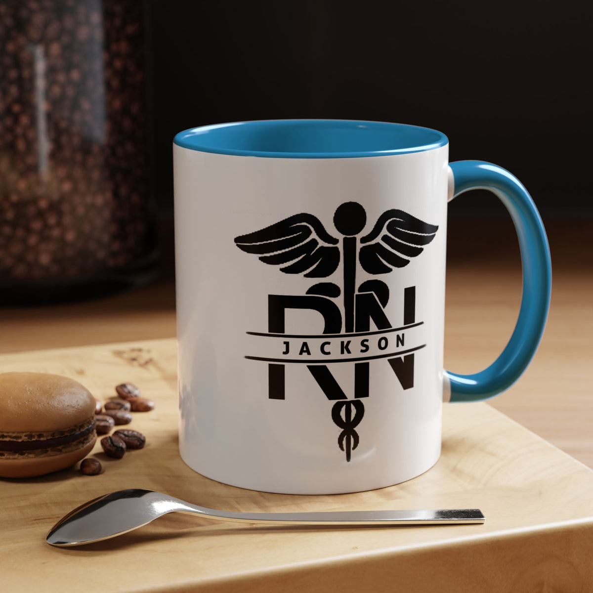 Personalized RN Mug, Custom Registered Nurse Coffee Mug, RN Name Gift, Nursing Graduation Gift, Nurse Appreciation Cup