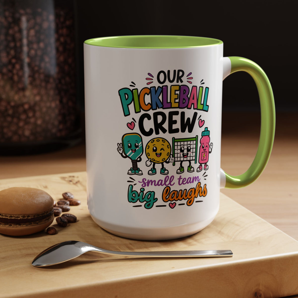 Funny Pickleball Team Mug, Our Pickleball Crew Coffee Mug, Pickleball Player Gift, Cute Sports Mug for Teammates and Friends
