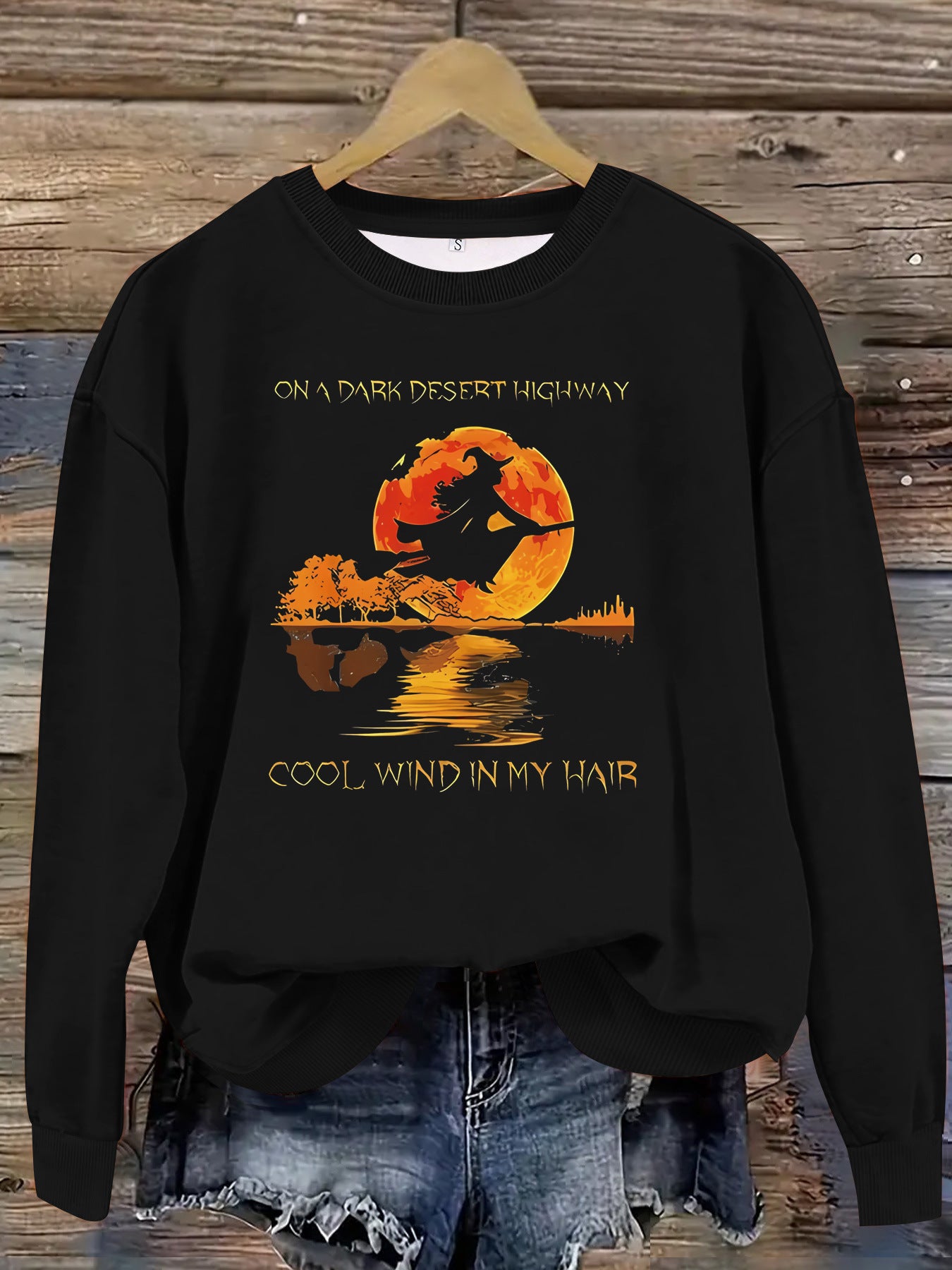 Printed pullover sweatshirt sweatshirt