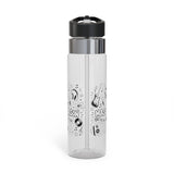 Custom Name Water Bottle for Boys, Personalized Kids Drink Bottle, Fun School Water Bottle for Son, Birthday and Back to School Gift