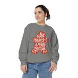 Have Yourself a Merry Christmas Sweatshirt, Gingerbread Cookie Crewneck, Cute Holiday Baking Pullover, Christmas Gift for Baker or Teacher