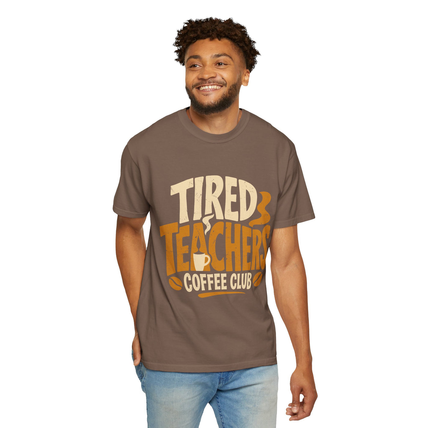 Teacher Coffee Shirt Comfort Colors Tee, Tired Teachers Coffee Club Graphic Shirt, Funny Teacher Appreciation Gift, Back To School Tee