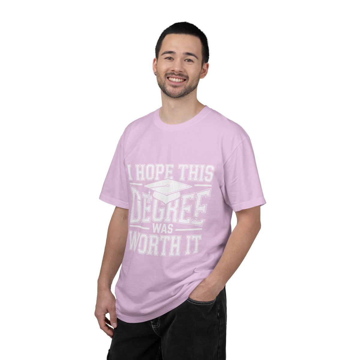 I Hope This Degree Was Worth It T-Shirt, Funny Graduation Graphic Tee, College Graduate Gift, Senior Class Shirt, Commencement Outfit