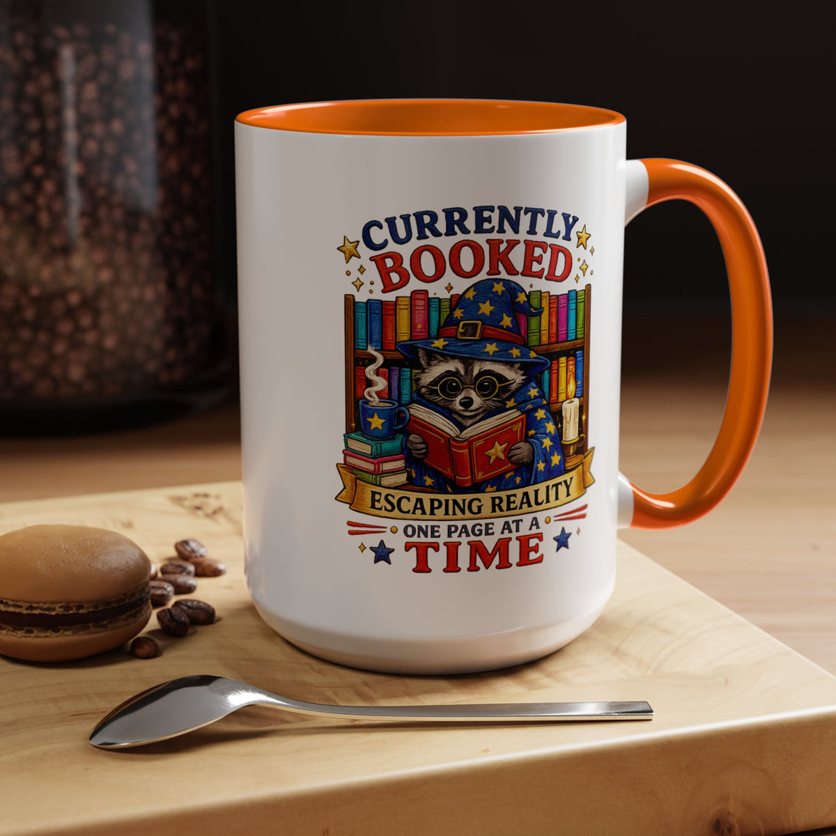 Currently Booked Reading Mug, Book Lover Coffee Mug, Funny Bookworm Gift, Reader Mug for Book Lovers, Cozy Literary Cup