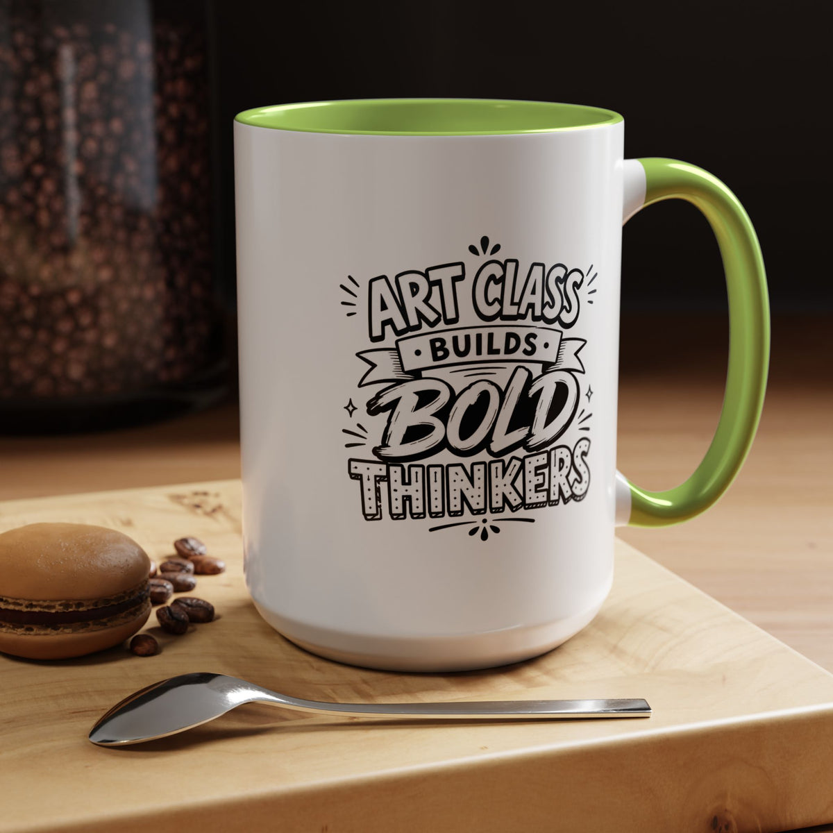 Art Teacher Mug, Art Class Builds Bold Thinkers Coffee Cup, Creative Educator Appreciation Gift, End of School Present from Student