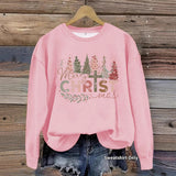 Christmas printed hoodie for women