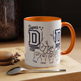Personalized Super Dad Coffee Mug, Custom Dad Mug with Kids Names, Father's Day Gift for Dad, Dad for Life Coffee Cup, Gift from Children