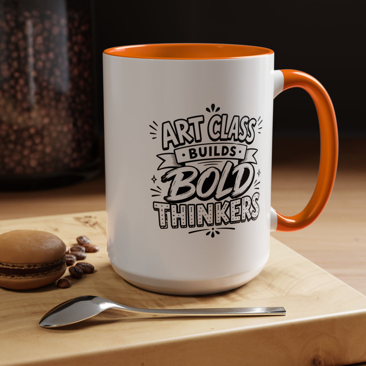 Art Teacher Mug, Art Class Builds Bold Thinkers Coffee Cup, Creative Educator Appreciation Gift, End of School Present from Student
