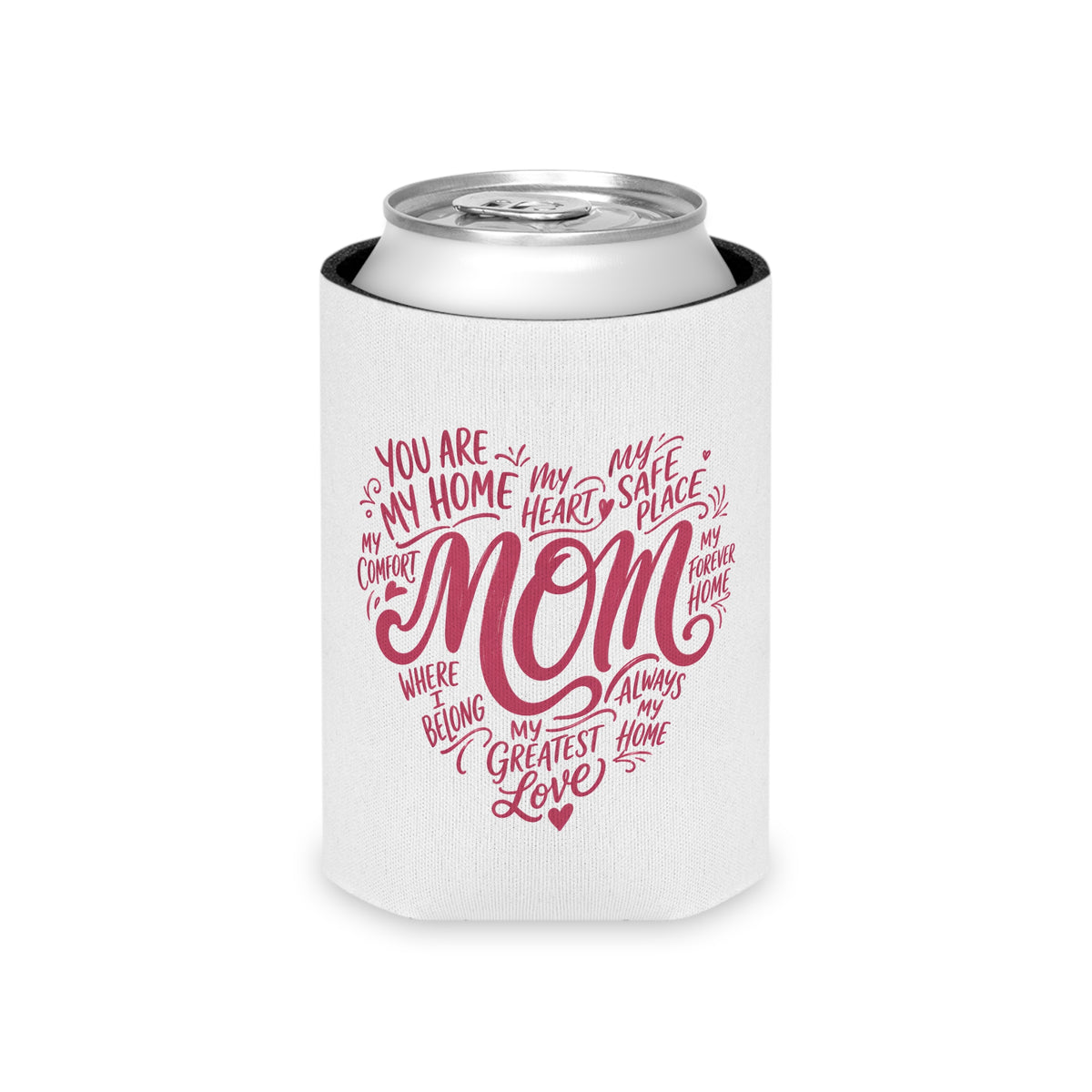 Mom Can Cooler, Wine Can Holder for Mom, Mothers Day Gift, Mom Drink Sleeve, Sentimental Gift for Mama, Cute Beverage Holder for Women