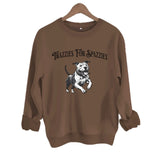 Round neck long sleeved sweatshirt
