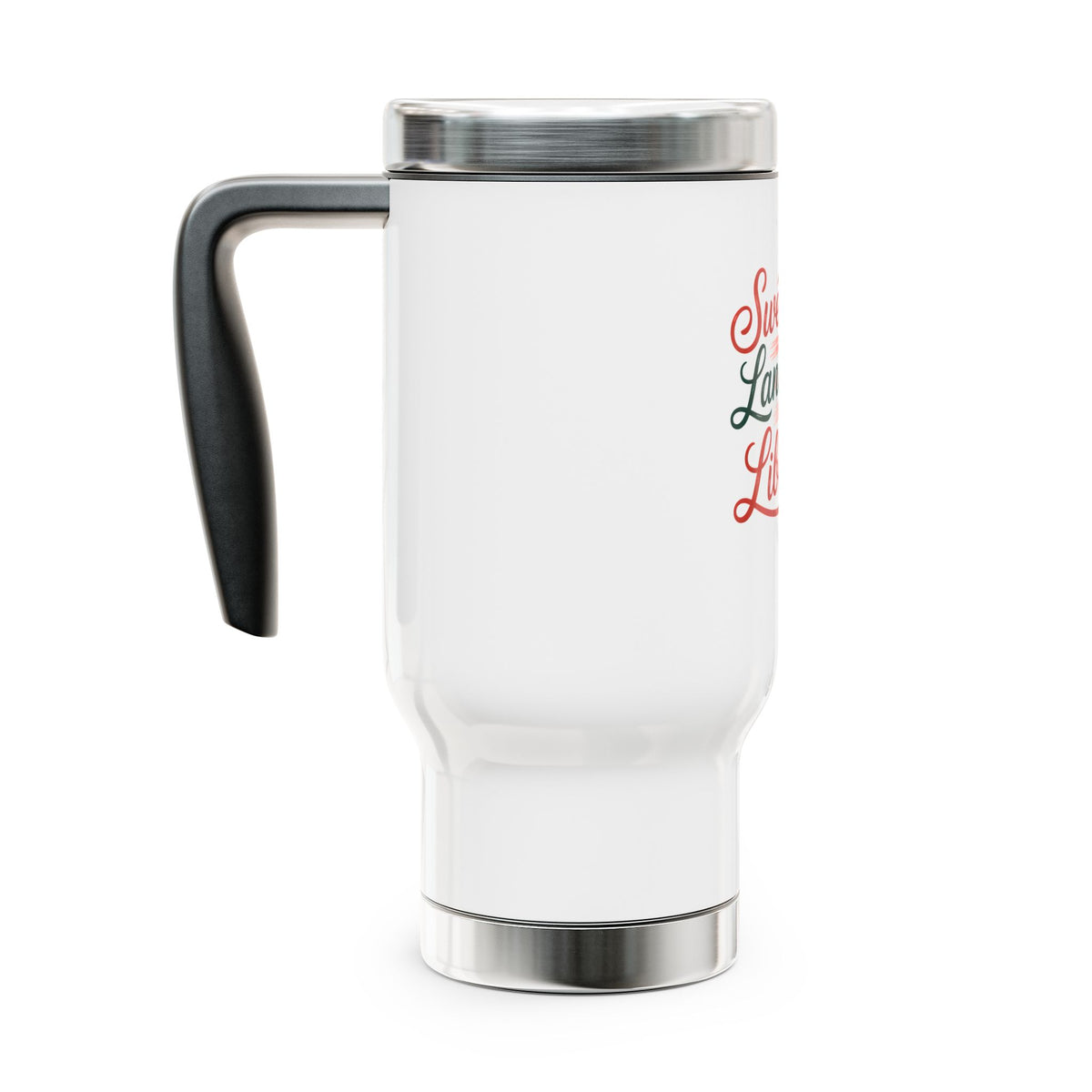 Sweet Land of Liberty Stainless Steel Travel Mug, Patriotic Coffee Cup, American Gift for Her, USA Drinkware, 4th of July Travel Mu