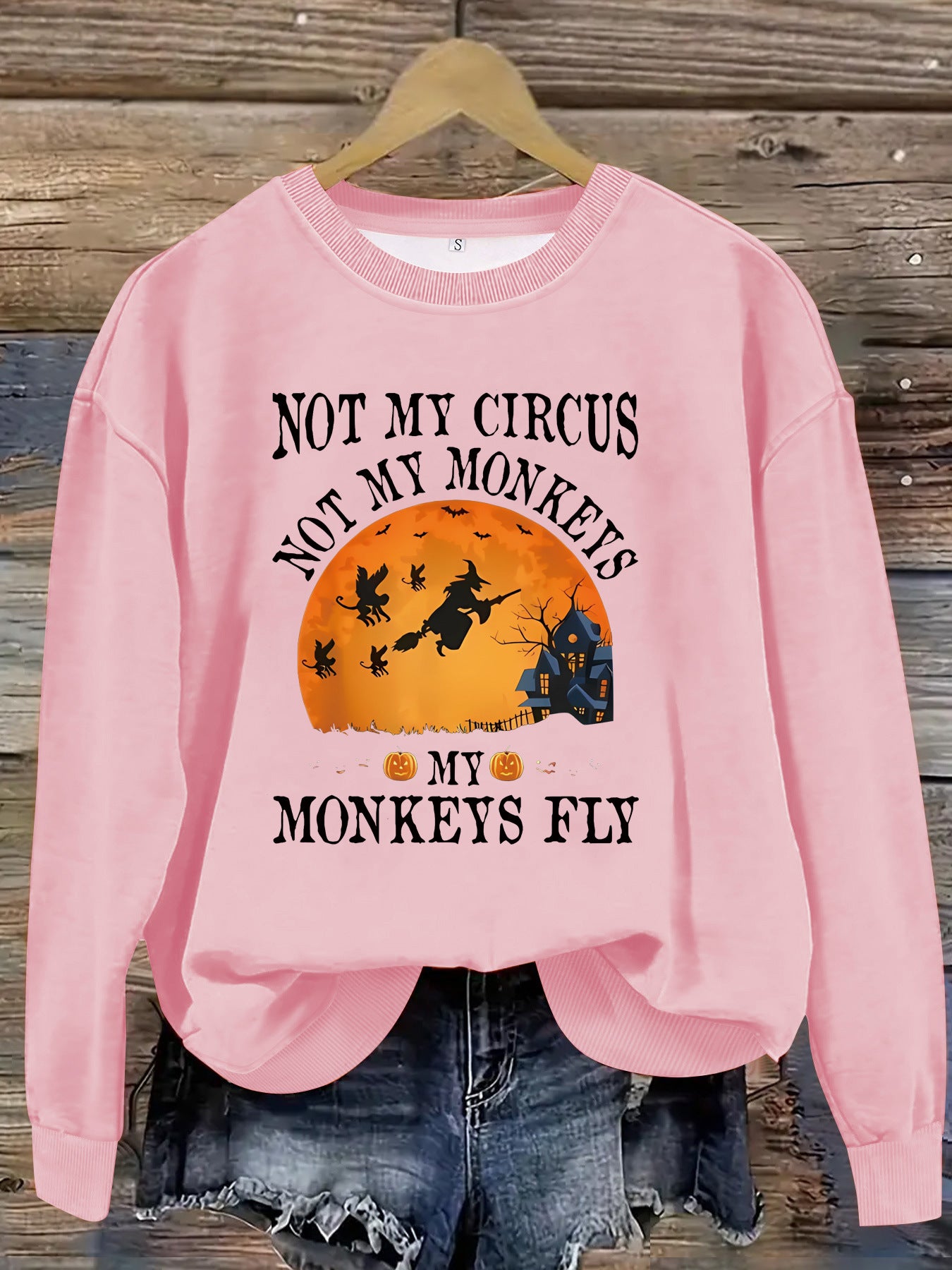 Printed pullover sweatshirt sweatshirt