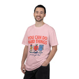 You Can Do Hard Things Teacher Shirt, Motivational Classroom Comfort Colors Tee, School Counselor Gift, Positive Educator Shirt