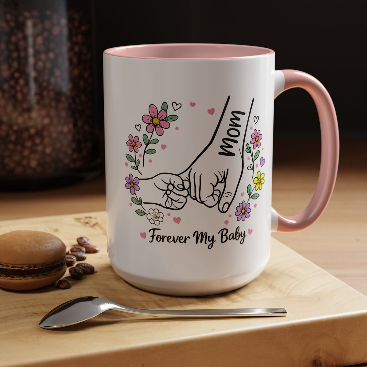 Forever My Baby Mug, Mother Daughter Gift, Son Gift From Mom, Pinky Promise Coffee Mug, Family Love Cup, Sentimental Gift