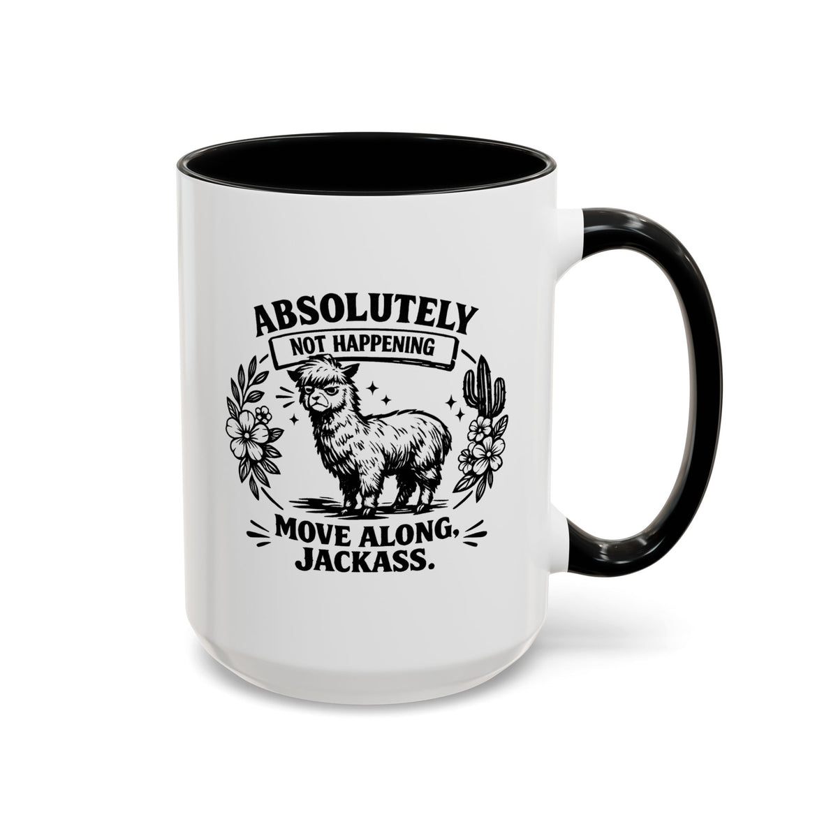 Funny Alpaca Coffee Mug, No Drama Llama Mug, Alpaca Lover Gift, Cute Sarcastic Animal Mug, Funny Coworker Coffee Cup