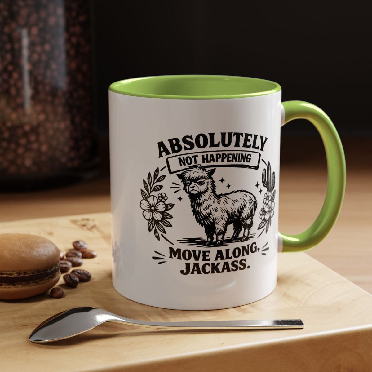 Funny Alpaca Coffee Mug, No Drama Llama Mug, Alpaca Lover Gift, Cute Sarcastic Animal Mug, Funny Coworker Coffee Cup