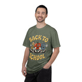 Back to School T-Shirt, Retro Apple Pencil and Book Graphic Tee, Teacher Shirt, First Day Classroom Outfit, Educator Gift, School Staff Top