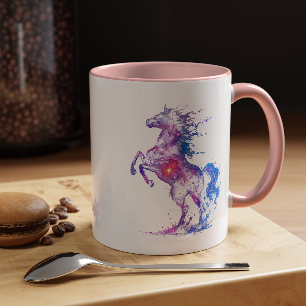 Galaxy Horse Mug, Cosmic Horse Coffee Mug, Horse Lover Gift, Celestial Horse Cup, Equestrian Mug, Fantasy Horse Art, Horse Mom Gift
