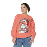 There's Some Ho's in This House Sweatshirt, Funny Santa Christmas Crewneck, Adult Holiday Party Pullover, Naughty Gift for Friends