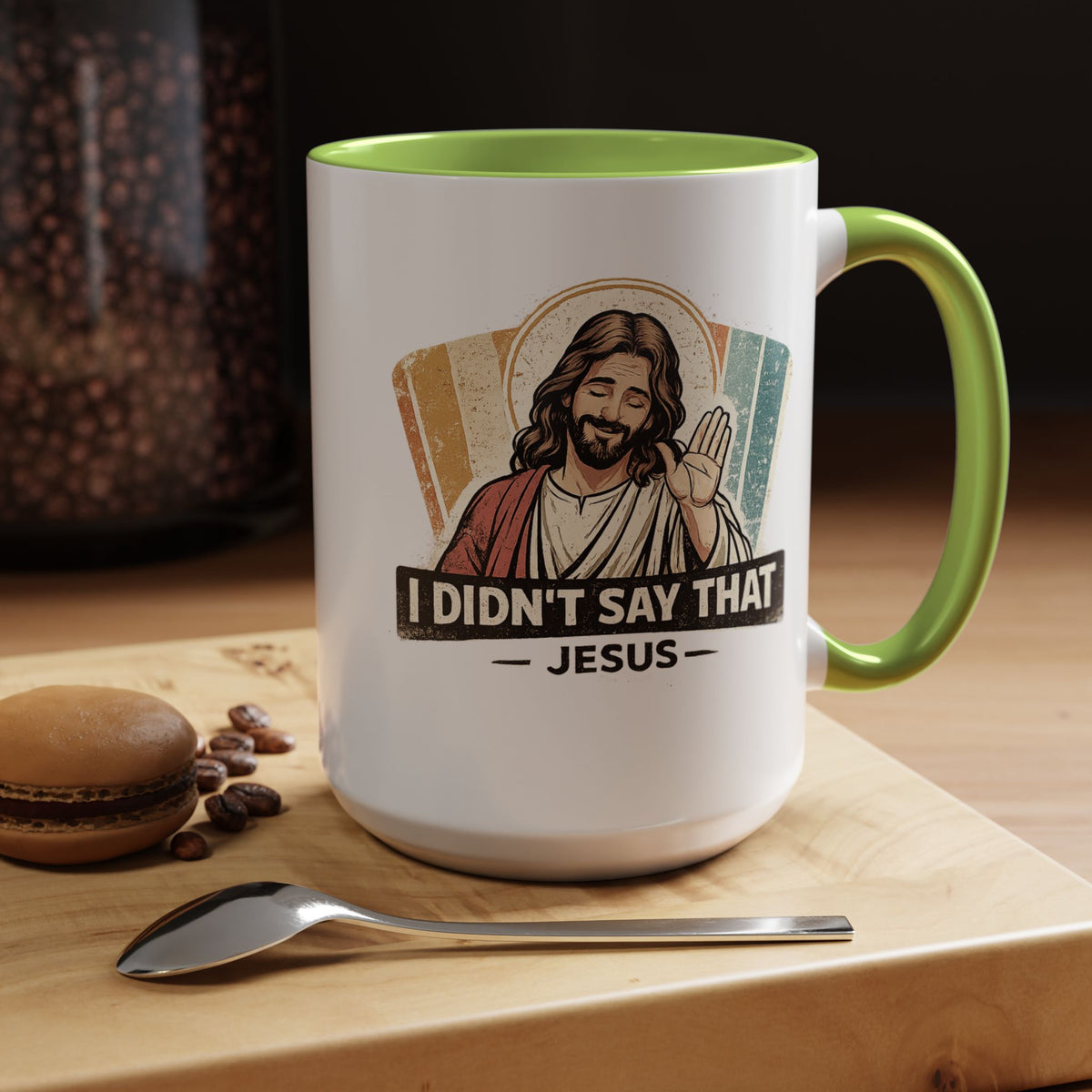 Funny Jesus Coffee Mug, I Didn't Say That Jesus Mug, Christian Humor Mug, Faith Based Coffee Cup, Church Friend Gift