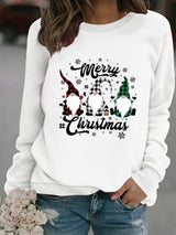 Printed pullover sweatshirt sweatshirt