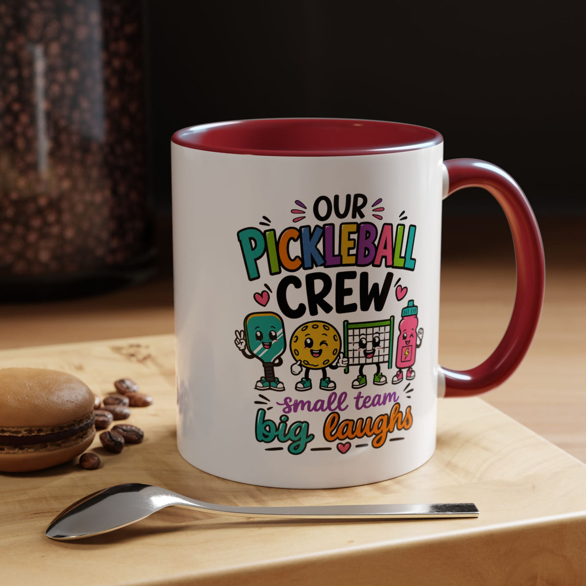 Funny Pickleball Team Mug, Our Pickleball Crew Coffee Mug, Pickleball Player Gift, Cute Sports Mug for Teammates and Friends