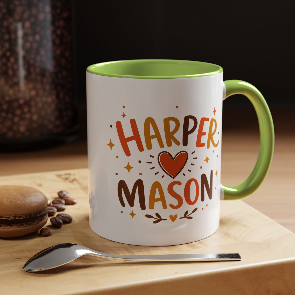 Personalized Couple Name Mug, Custom Names Coffee Mug, Matching Couple Gift, Anniversary Present for Husband and Wife, Romantic Mug
