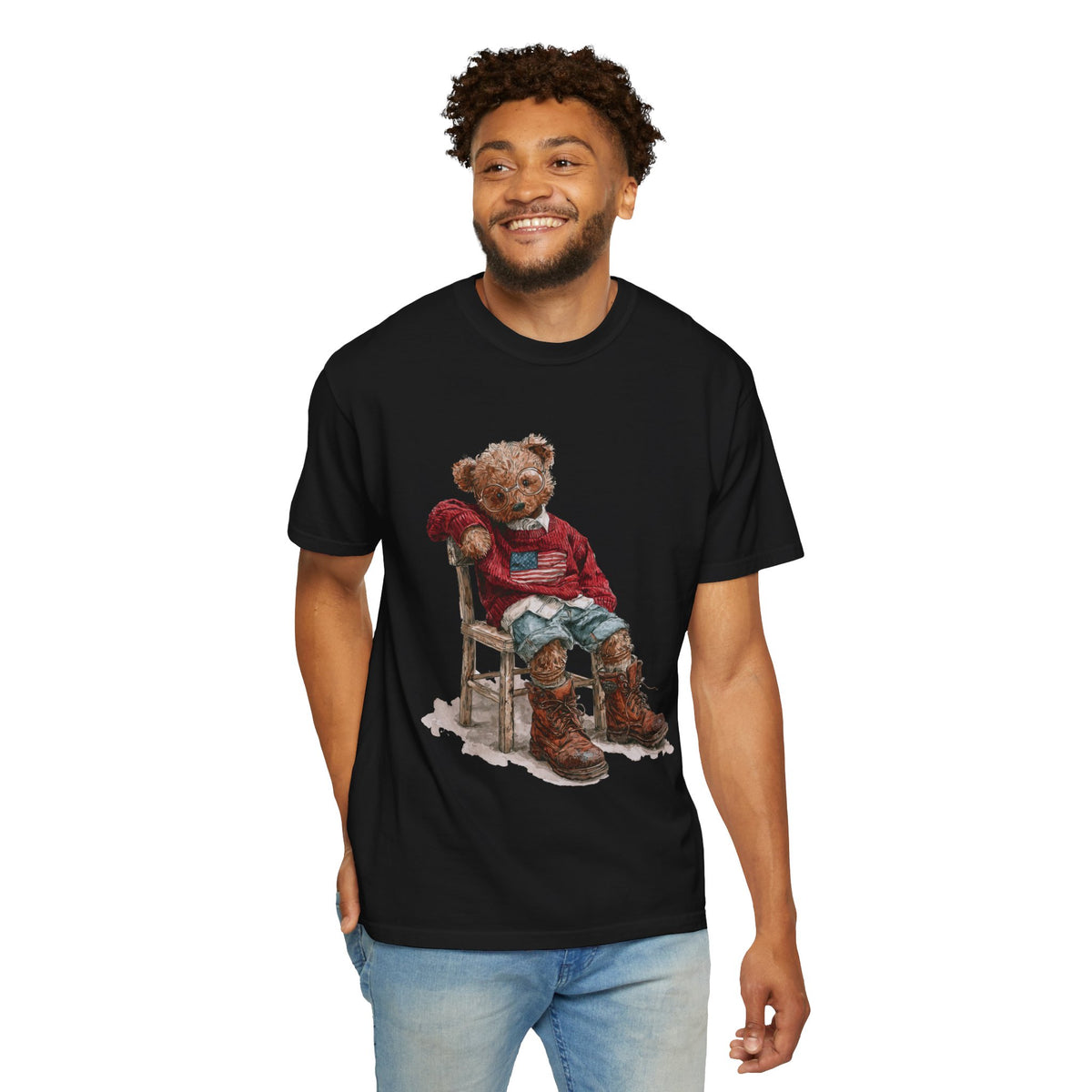 Vintage Teddy Bear Graphic T Shirt, Cute Cowboy Bear Tee, Western Aesthetic Shirt, Retro Country Streetwear Top for Women