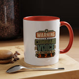 Funny Military Command Voice Mug, Warning Countdown Coffee Cup, Army Dad or Veteran Gift for Him, Retirement Birthday Humor Present