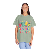 First Day of School T-Shirt, Colorful School Supplies Graphic Tee, Cute Teacher Outfit, Student Back to Class Gift, Classroom Shirt