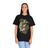 Winter Birds Graphic Shirt, Vintage Woodland T-Shirt for Bird Lovers, Festive Nature Tee, Cozy Christmas Gift for Birdwatchers and Moms