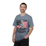 Thank You US Army Veterans Shirt, Patriotic Soldier T-Shirt, Military Appreciation Gift, American Flag Tee for Veterans Day or Retirement