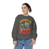 Teacher Superpower Comfort Colors Sweatshirt, Learning Is My Superpower Sweatshirt, Teacher Appreciation Gift, Back To School Crewneck