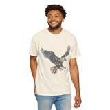 Patriotic Eagle Graphic Tee, Vintage USA Bird Shirt, Americana Freedom T Shirt, Fourth of July Eagle Shirt for Women