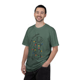 Merry Woofmas Dog Shirt, Funny Christmas Puppy T-Shirt, Holiday Lights Pet Lover Tee, Cute Gift for Dog Mom, Dog Dad or Family Party