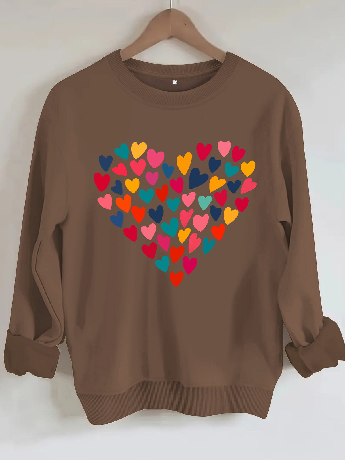 Long sleeved fleece hoodie