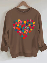 Long sleeved fleece hoodie