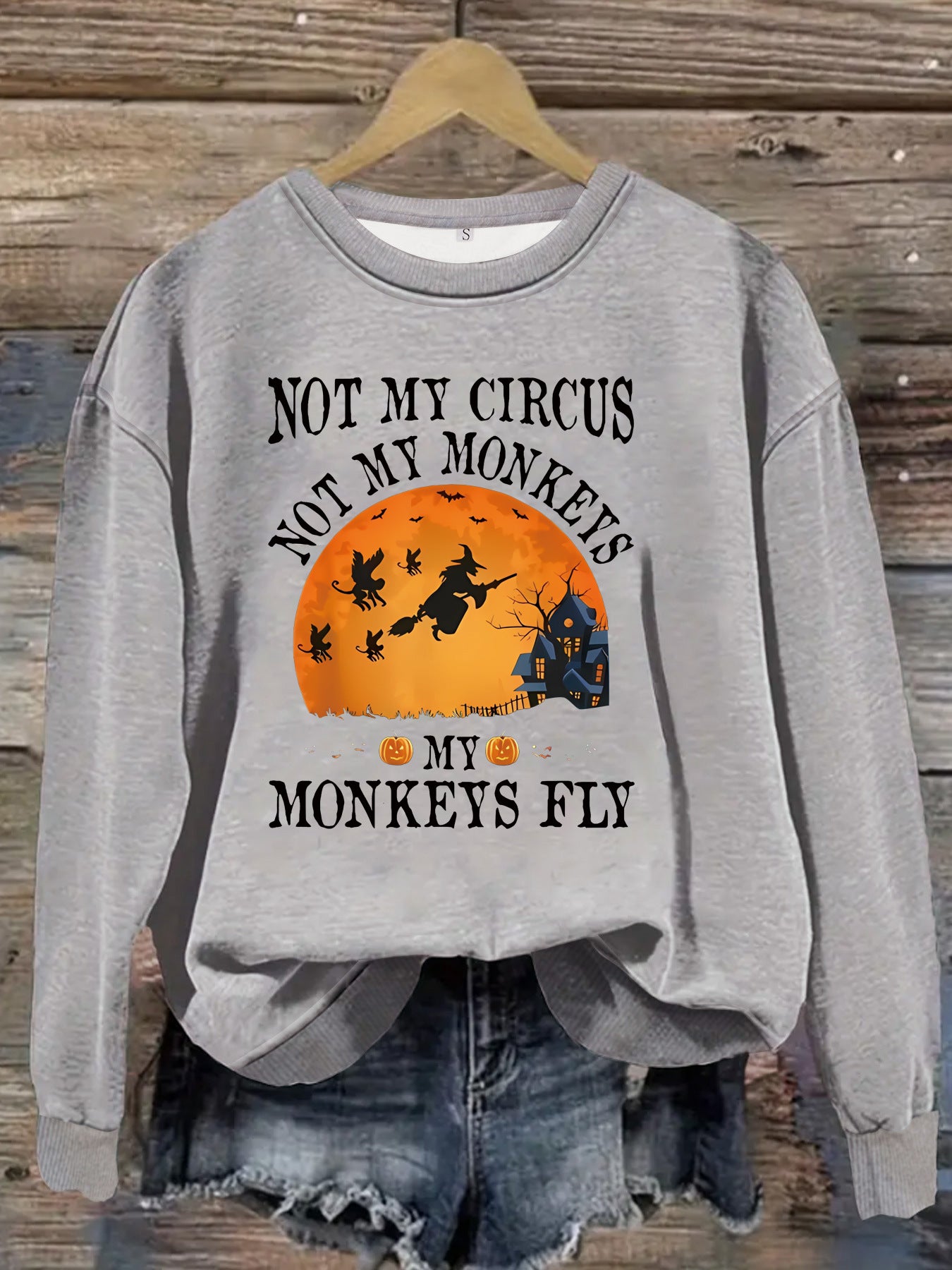 Printed pullover sweatshirt sweatshirt