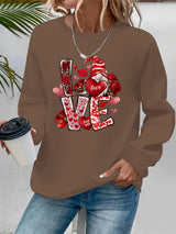 Long sleeved fleece hoodie