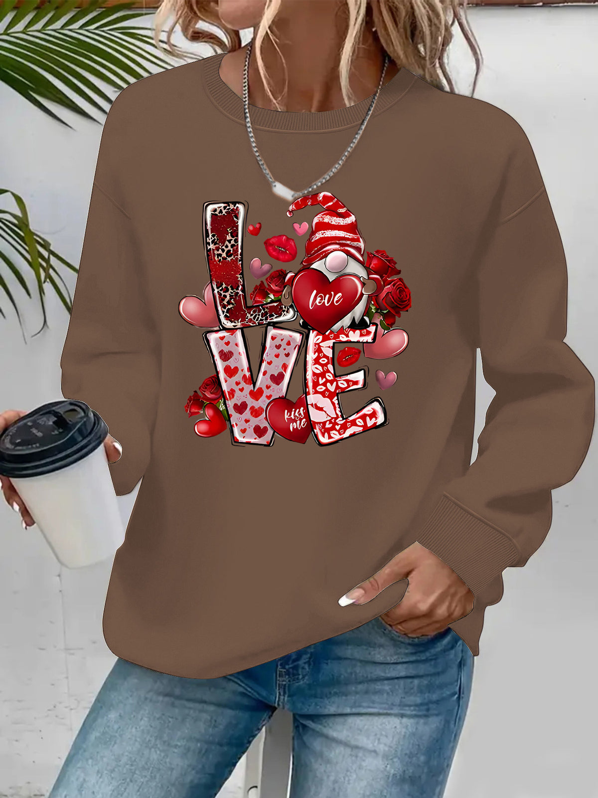 Long sleeved fleece hoodie