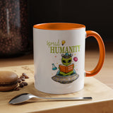 Funny Alien Mug, Being Human Is Weird Coffee Mug, Nerdy Sci-Fi Humor Cup, Alien Lover Gift