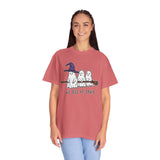 We Boo at Dawn Ghost Shirt, Funny Halloween Witch Broom Graphic Tee, Cute Spooky Season Gift for Friends and Ghost Lovers, October Outfit