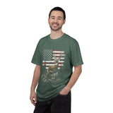 Patriotic Deer Shirt, American Flag Buck T Shirt, Deer Lover Gift, Outdoors Graphic Tee, Country Style Shirt, Fourth of July Gift