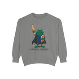 Academically Unstoppable Frog Sweatshirt, Funny Teacher Shirt, Book Lover Gift for Educator, Back to School Outfit, Classroom Crewneck