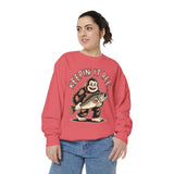 Keepin It Reel Comfort Colors Sweatshirt, Funny Fishing Sweatshirt, Bigfoot Fishing Shirt, Fisherman Gift for Men and Women